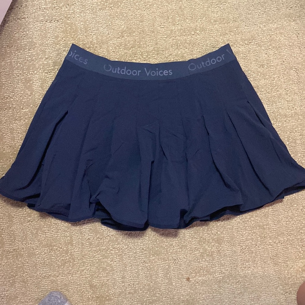 NWOT Outdoor Voices Navy Tennis Skort